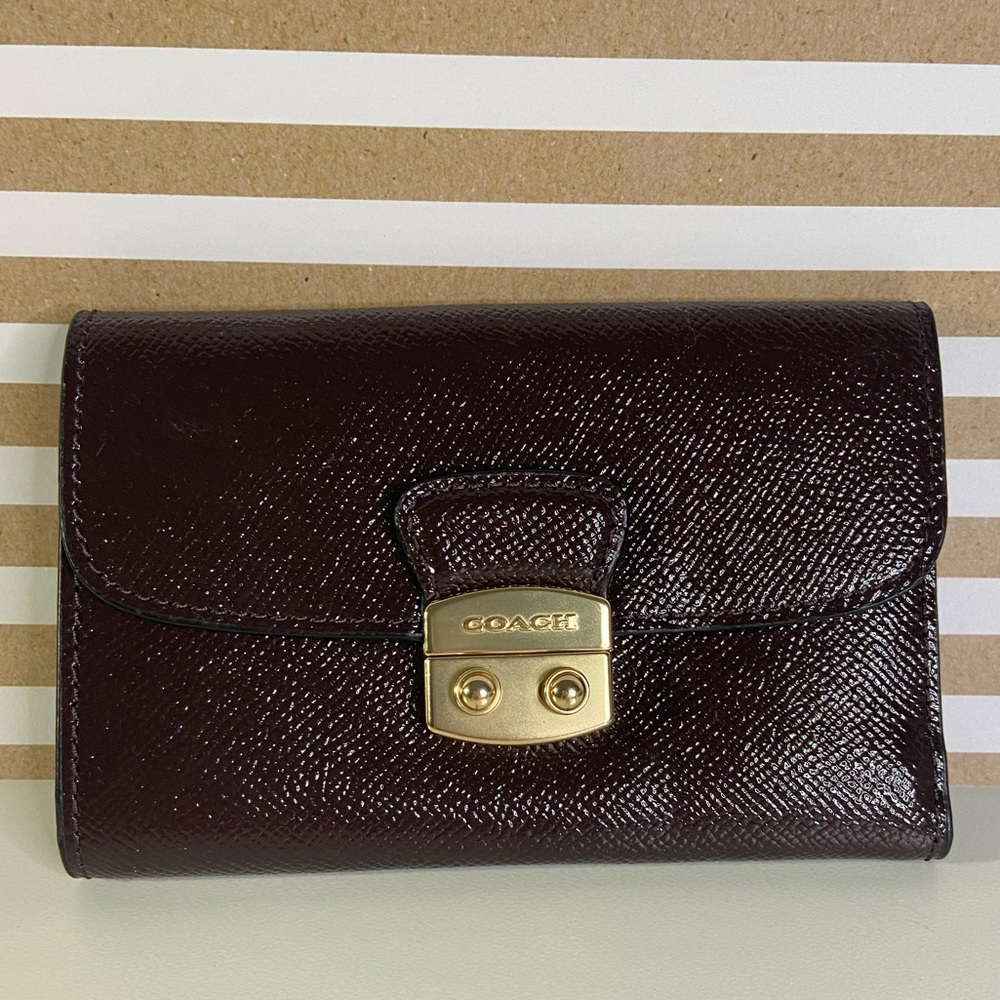 Coach Burgundy Wallet